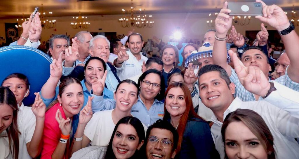 Celebra PAN victoria de Xóchitl Gálvez en cuarto foro del Frente Amplio por México