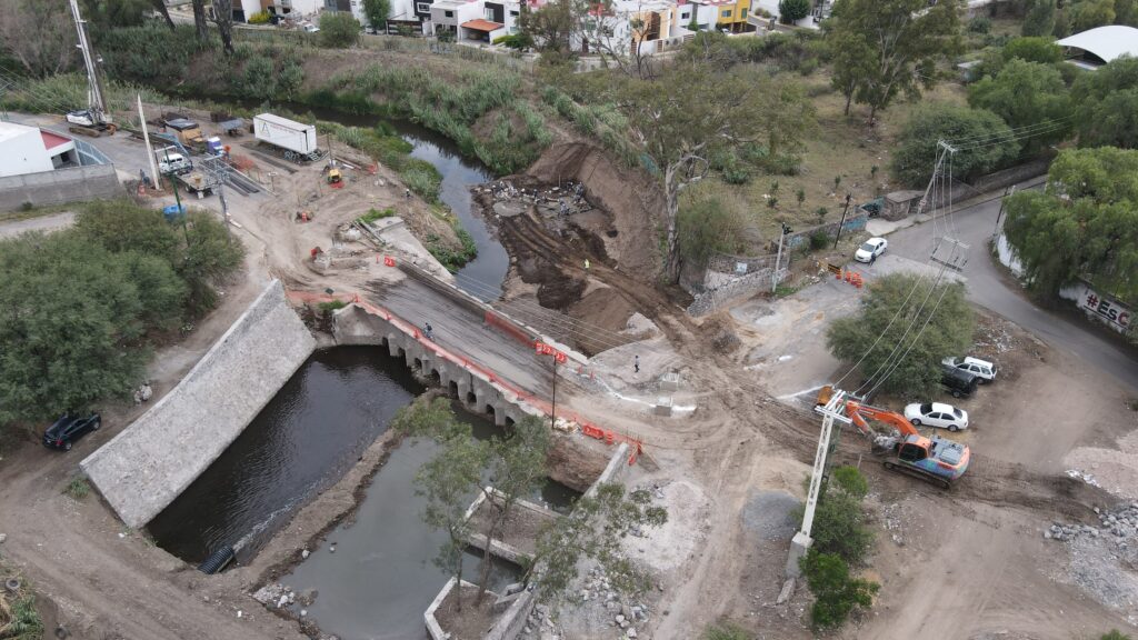 Construcción de puente San Isidro lleva 23% de avance