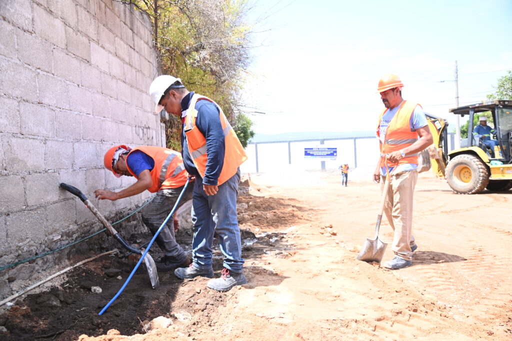 Con un avance de más del 30% obras sociales en Lomas de Guadalupe