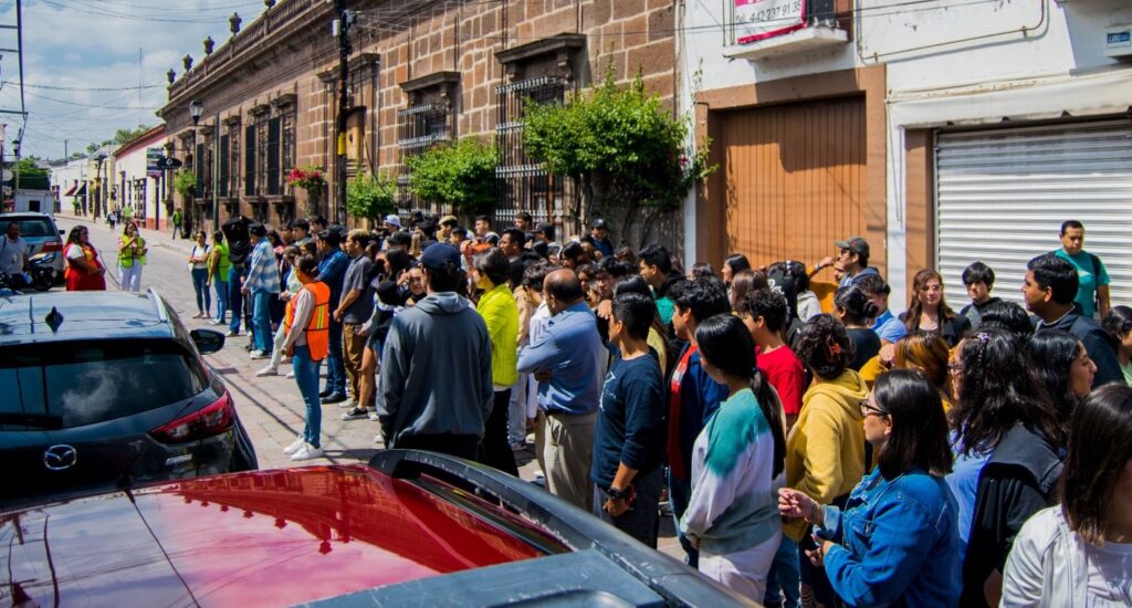 Simulacro en la Universidad Mesoamericana