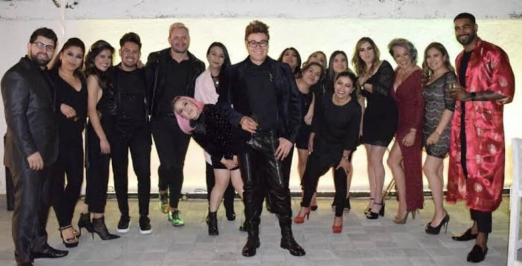 Octavio y su equipo de trabajo